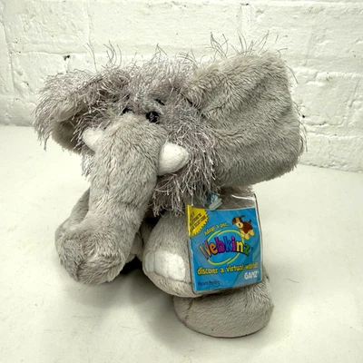 Ganz Webkinz Elephant HM007 NWT Plush Animal W/ Unused Sealed Code Retired - Image 1 of 3