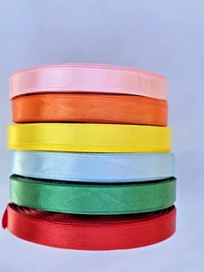 Cinta de satén 10 mm, 22-25 metros - artesanía/decoración y más compra 2 obtén 1 gratis - Imagen 1 de 14