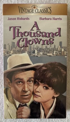 BRAND NEW !!! VHS: A Thousand Clowns, 1998, Jason Robards, Barbara Harris - Image 1 of 3