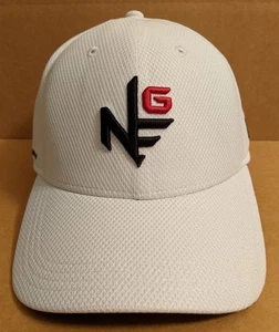 Gorra de béisbol New Era Golf blanca mediana-grande calce elástico con logotipo de poliéster - Imagen 1 de 7