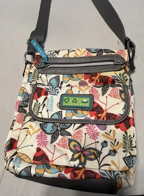 Bolso Bandolera Lily Bloom Cartera Multi-Bolsillo Patrón Mariposa Foto 1 de 4