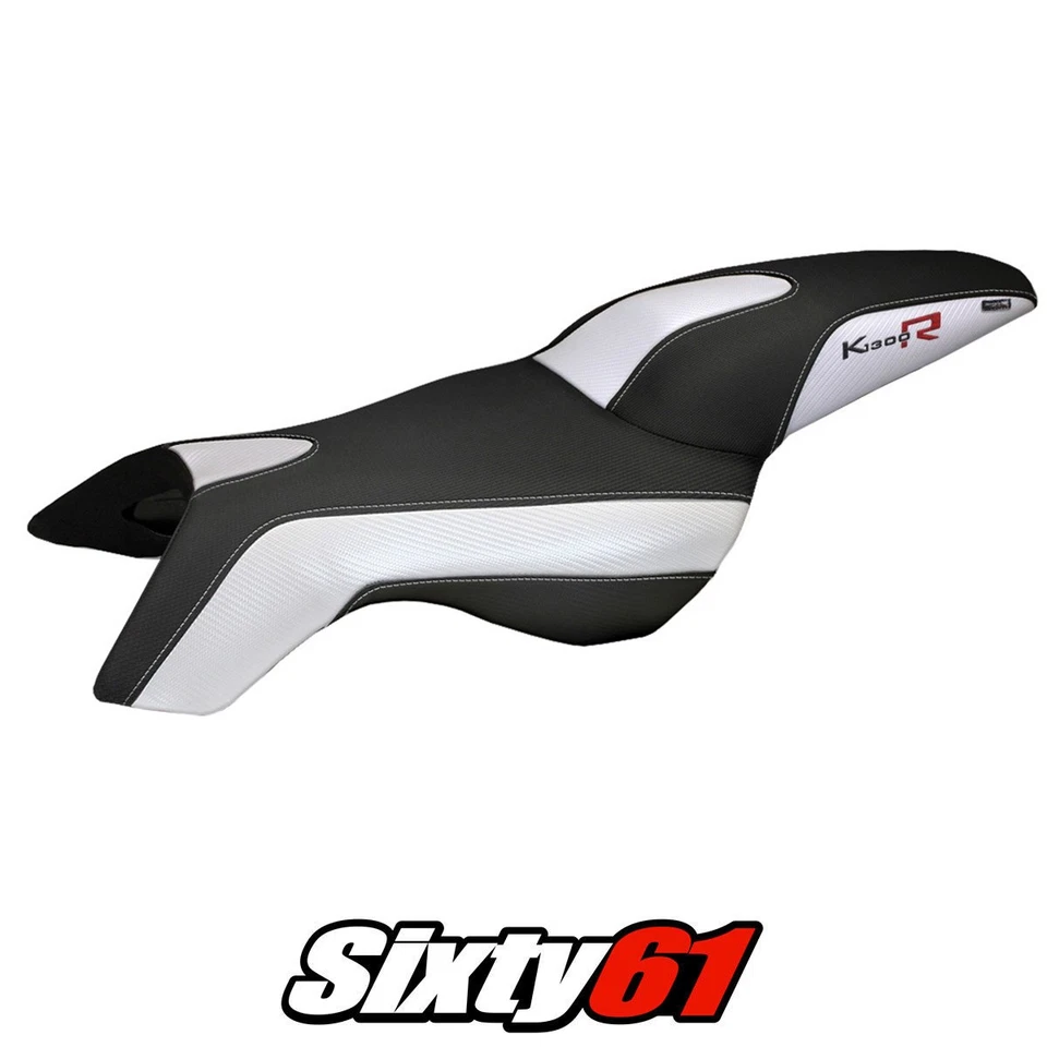 Чехол на сиденье BMW K1300R 2009-2012 2013 2014 2015 2016 Tappezzeria белый черный - Изображение 1 из 4