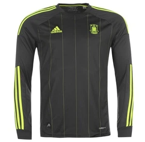 Camiseta manga larga Adidas Bröndby Copenhague negra amarilla talla S,M,L,XL,XXL nueva - Imagen 1 de 3