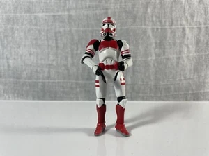 Star Wars Shock Trooper Clone Trooper Quick Draw 3,75" Modellino 2004 LFL - Foto 1 di 8