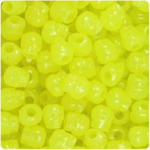 BeadTin Halloween 11mm Skull Pony Beads (150pcs) - Over 40 style choices!!! - Picture 1 of 48