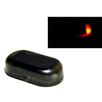 Solar Fake Anti-Thief Car Alarm LED Flashing Warning Signal Light Safety Bulb  - Image 1 of 4