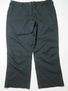 Pantalones capri Nike para mujer talla 8 negros con logotipo Dri-Fit cremallera bolsillos delanteros ropa de golf - Imagen 1 de 9