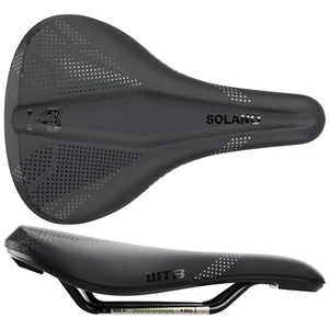 WTB Solano Fusion Form Bike Bicycle Saddle Titanium Rails Wide 157mm Black - Picture 1 of 4