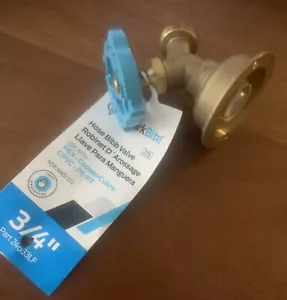 SHARKBITE COMBINES 1/2-3/4 TO QUICK CONNECT 3/4 GHT HOSE BIBB 45 DEGREE 24633LF - Foto 1 di 2