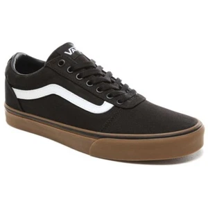 Vans Ward VN0A36EM7HI Sneaker Uomo Nero Gomma Stringate Scarpe da Skateboard - Foto 1 di 55