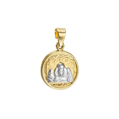 9K Gold Archangel Michael Taxiarchis Saint Helen and Constantine Gold Charm. - Изображение 1 из 4