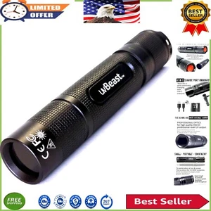 High-Power 365nm Mini UV LED Flashlight - Compact, Rechargeable, Water-Resistant - Picture 1 of 11