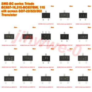 20 Stück SMD Transistor BC Serie Triode BC807-16,215-BC857BW, 115 Siebdruck SOT - Bild 1 von 30