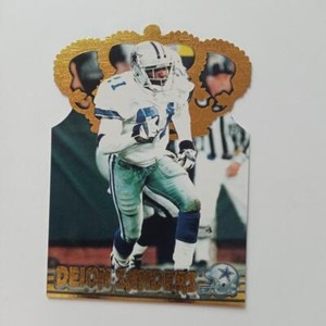 1996 Pacific Crown Collection Gold Crown Die-Cuts Deion Sanders #GC-8