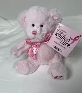 Susan G Komen Plush Pink Mini Bear New With Tags - Picture 1 of 6