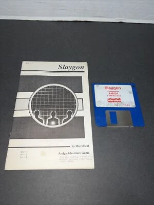 Amiga Game Slaygon Game Disk With Manual Amiga Adventure Game - Image 1 of 2