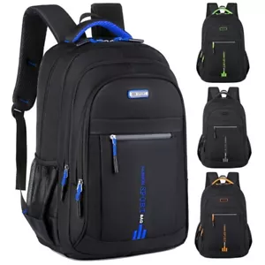 Travel Knapsack Large-capacity Men's Backpacks Student School Bag Laptop Bag - Picture 1 of 13