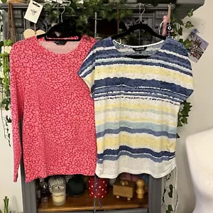 Ladies T Shirt Bundle X 2 M&S/Debenhams - Picture 1 of 9