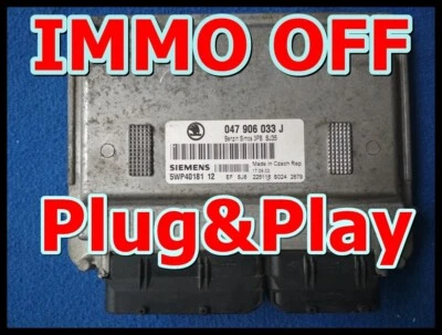 Skoda Fabia 6Y 1.4 MPI IMMO OFF/ PLUG&PLAY 047906033J / 5WP40181 /Ita-2 giorni - Immagine 1 di 4