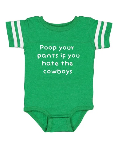 Eagles Fan Rival Poop Your Pants if You Hate the Cowboys Cute Bodysuit Cover