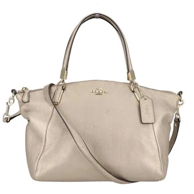 Bolso de Mano Coach 2 Vías Bolso de Hombro Cuero Rosa F34493 Mujer Foto 1 de 4