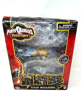 Power Rangers Mystic Force Titan Megazord 2006 con caja Bandai Foto 1 de 4