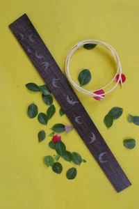 New Rosewood Electric Guitar Fretboard 25.5 inch 24 fret Bat inlay FingerBoard - Picture 1 of 4