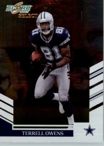 2007 Score Select Football #4 Terrell Owens - Dallas Cowboys - Picture 1 of 2