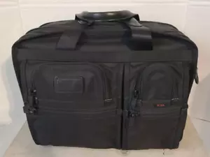 TUMI ALPHA 26141DH Expandable Organizer Laptop Briefcase in Black. Unused. - Picture 1 of 6