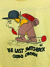 Womens Large Vintage Grand Canyon T-Shirt Hiking USA Single Stitch