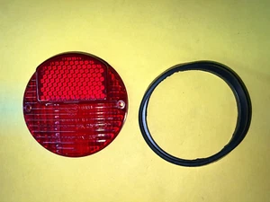 CEV 9181 style repro TAIL LIGHT LENS & GASKET GUZZI LAVERDA DUCATI AERMACCHI - Picture 1 of 2