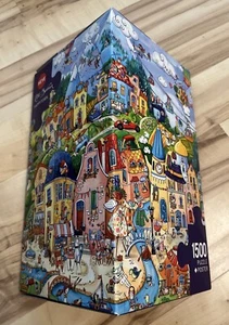 Heye Rita Berman Happytown Neu 1500 Puzzle + Poster 5 24f - Bild 1 von 3
