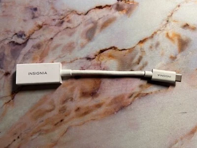 Insignia- USB-C to DisplayPort Adapter - White - Image 1 of 3