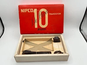 *BOX ONLY* Vintage Nipco Deluxe 10 Transistor Model 101T Radio Box & Accessories - Picture 1 of 10