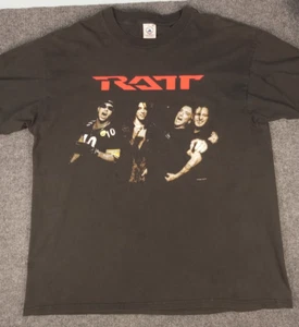 RATT Concert Shirt Vintage 1999 World Tour XL Heavy Metal Rat n Roll USA Materi - Picture 1 of 15