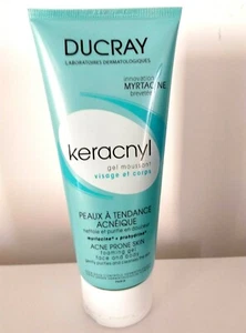 Ducray Keracnyl Gel Face Body Acne Foaming cleans purifies morning 200 ml - Picture 1 of 1