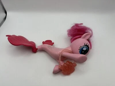 My Little Pony Seapony Collection Pinkie Pie Poni Cepillable Rosa Sirena con Monedero Foto 1 de 4