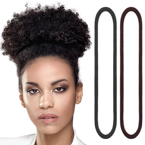 80 Count Extra Long Hair Tie for Thick and Curly Hair Elastic Ponytail Holders f - Picture 1 of 6