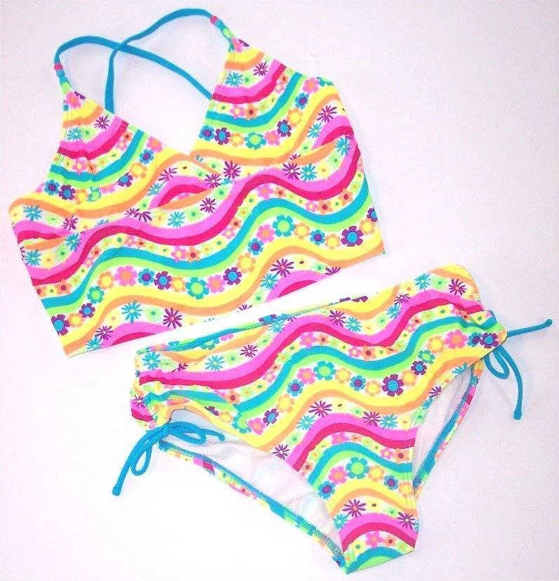 2 piezas Greendog Girl nuevo con etiquetas Traje de baño de colores brillantes, 7 Foto 1 de 2
