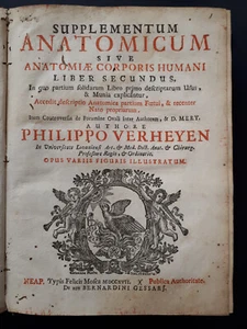 Philippo Verheyen Supplementum Anatomicum...Corporis Humani Liber Secundus 1717 - Picture 1 of 22
