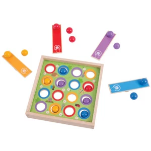 Bigjigs Toys Maceta de Madera Juego de Tiros Objetivo Niños Niño Familia Tablero - Imagen 1 de 5