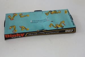 Dinky Toys Original Muir Hill Loader & Trencher Base Only # 967 - Picture 1 of 2