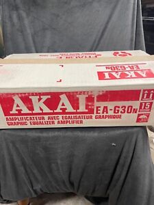 Akai EA-G30n Stereo Equalizer W/ Original Box  Used Great Condition!