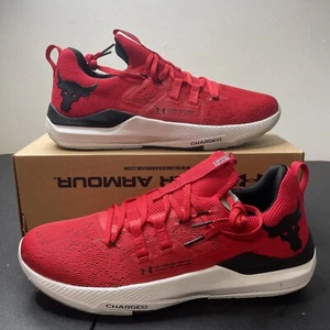 Under Armour Herren 11,5 Project Rock BSR Sneaker Trainingsschuhe rot schwarz - Bild 1 von 8