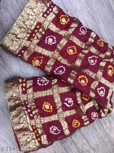 Women Banarasi Silk Saree with Blouse Piece - Picture 1 of 25