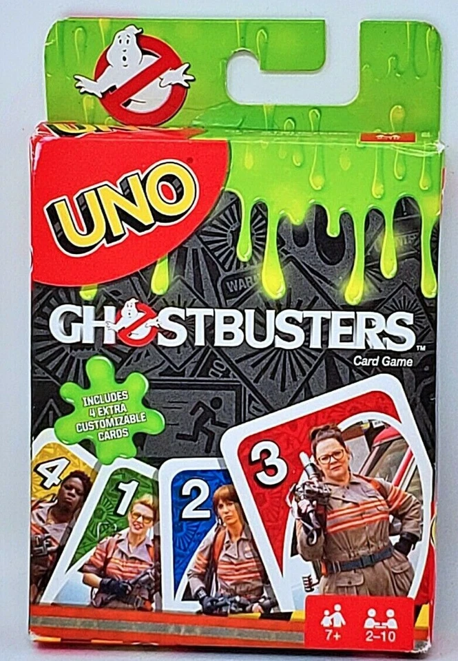 UNO Ghostbusters Card Game 112 Cards Mattel C2016 Ages 7