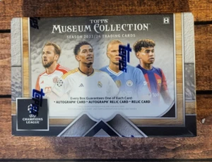 2023-24 Topps UEFA Club Competitions Museum Collection Soccer Hobby Box Sealed - Picture 1 of 2