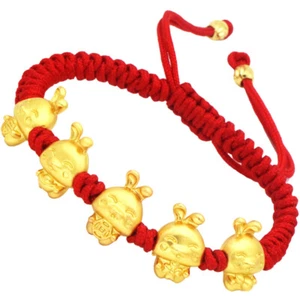 Wrist Schmuck Rotes Schnur-Armband Rotes Armband - -Armband Rotes -Armband - Bild 1 von 14