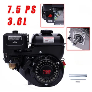 7.5PS Benzinmotor 210ccm Benzinmotor Einzylinder 4 Takt Standmotor Kartmotor NEU - Bild 1 von 20