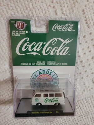 M2 Machines Coca-Cola White 1965 Dodge A-100 Camper Van A22 - Image 1 of 2